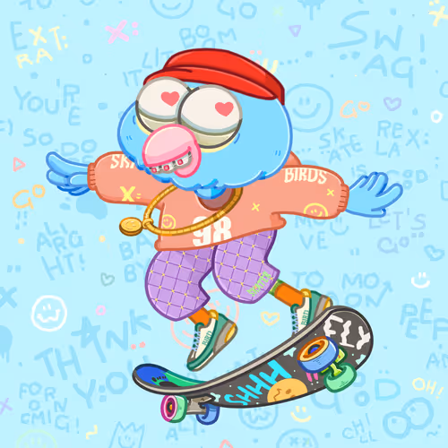 SkaterBirds #1410