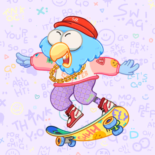 Skater Birds Skatepark