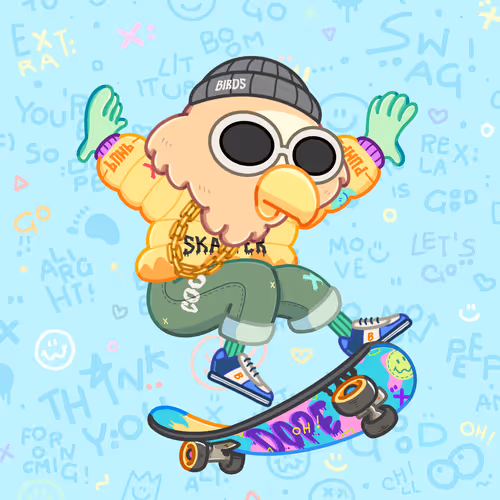 Skater Birds Skatepark