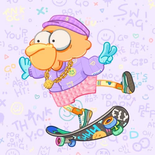 Skater Birds Skatepark