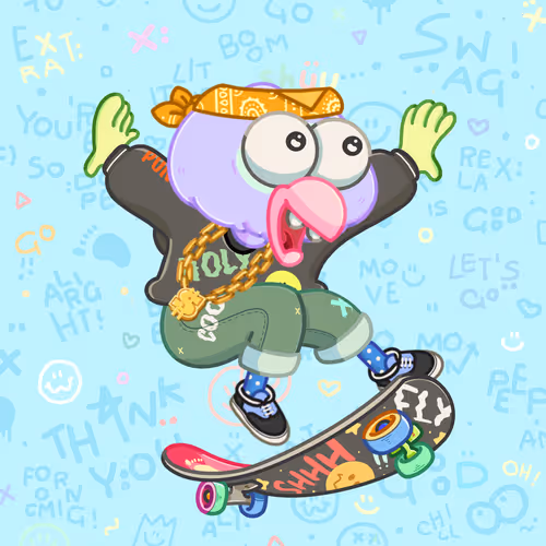 Skater Birds Skatepark