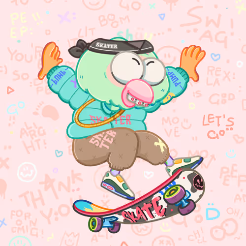 Skater Birds Skatepark