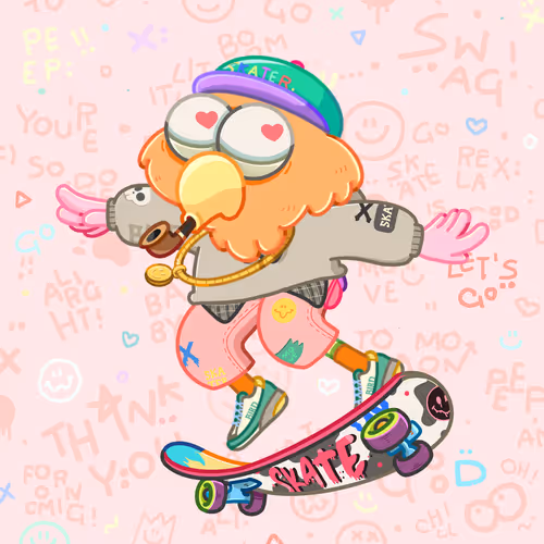 Skater Birds Skatepark