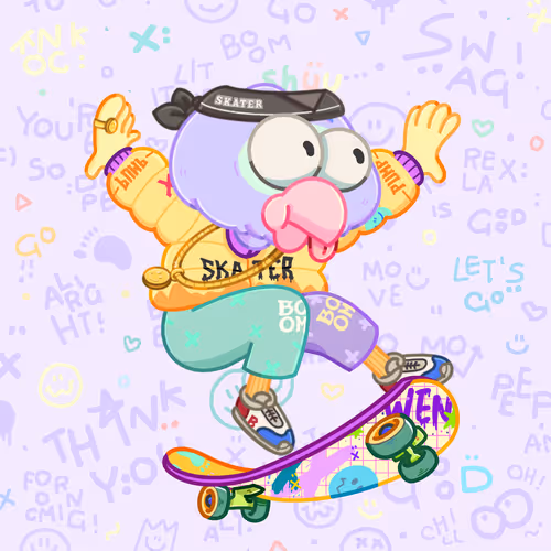 Skater Birds Skatepark