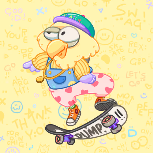Skater Birds Skatepark