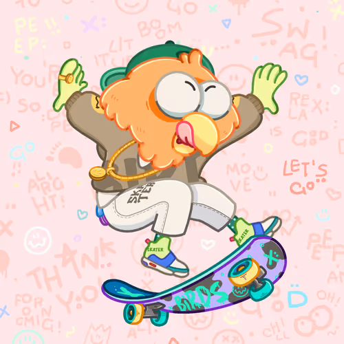 Skater Birds Skatepark