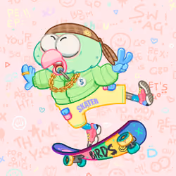 SkaterBirds #1249