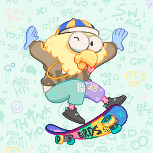 Skater Birds Skatepark