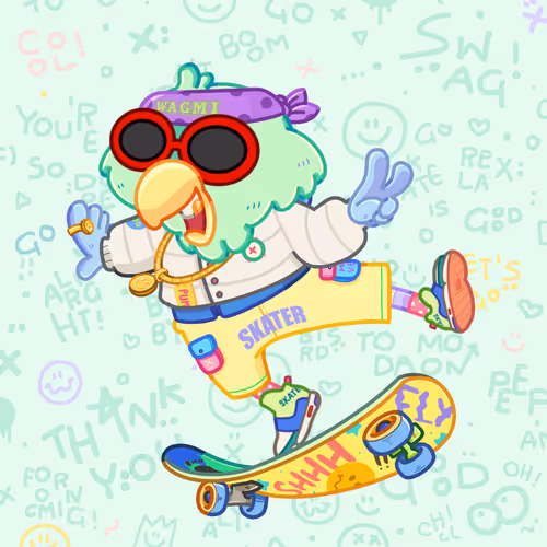 SkaterBirds #1098