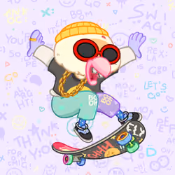 SkaterBirds #1345