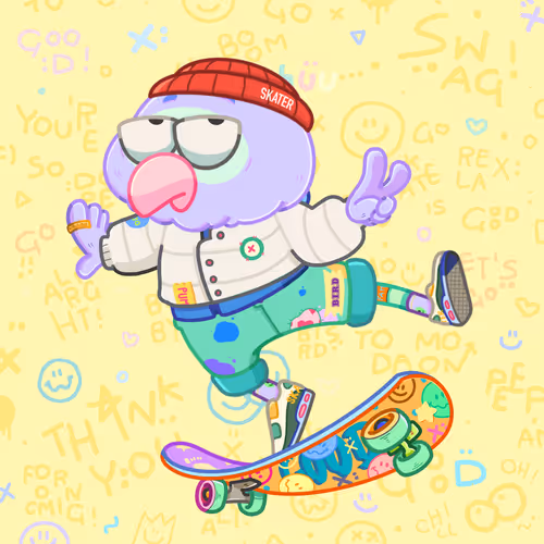 Skater Birds Skatepark