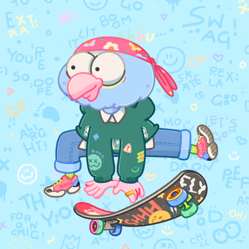 SkaterBirds #1526