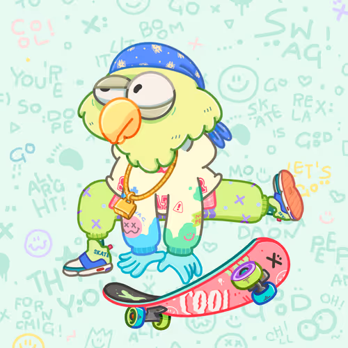Skater Birds Skatepark