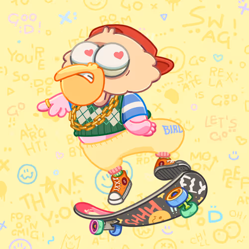 Skater Birds Skatepark