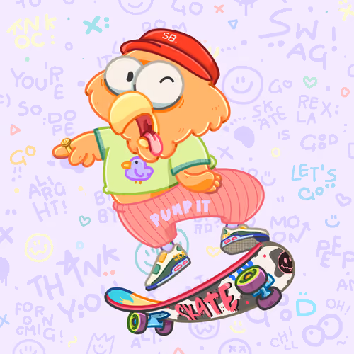 SkaterBirds #123