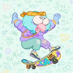 SkaterBirds #1380