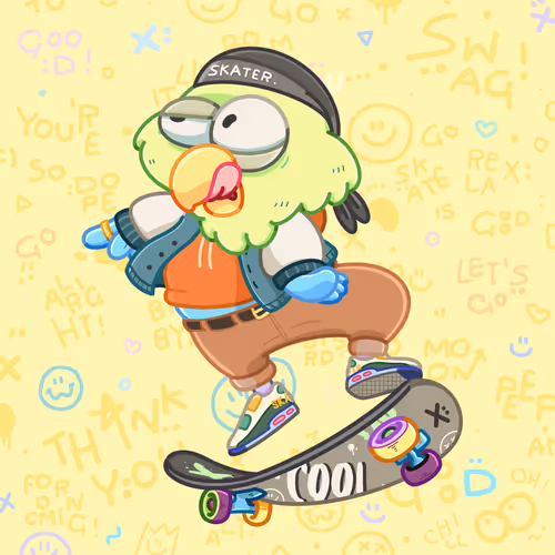 Skater Birds Skatepark