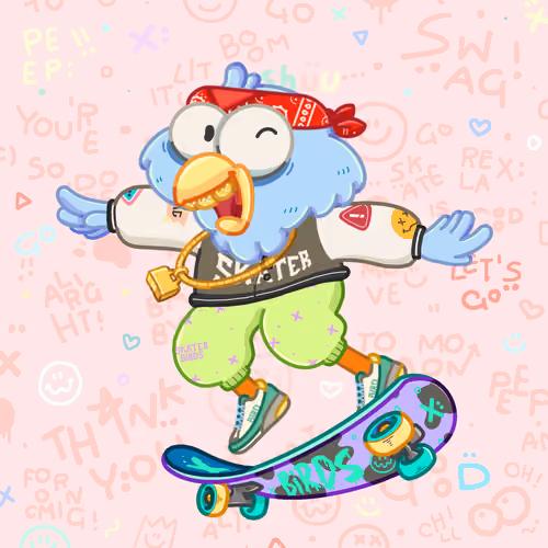 SkaterBirds #1029