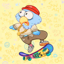 SkaterBirds #732