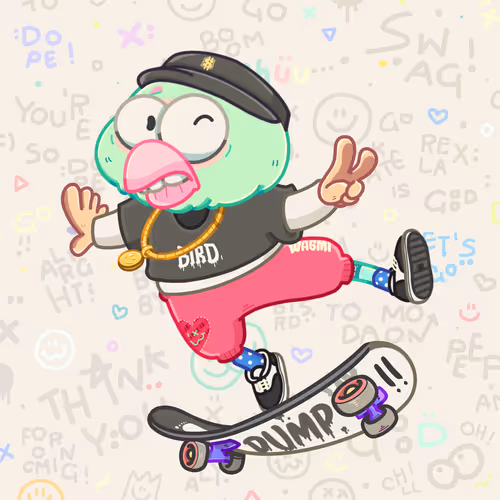 Skater Birds Skatepark