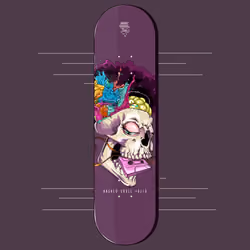 Hashed Skull #0219 Popsicle Deck