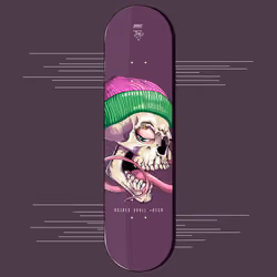 Hashed Skull #0258 Popsicle Deck