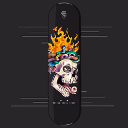 Hashed Skull #0573 Popsicle Deck