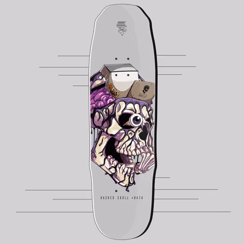 Hashed Skull #0424 Sledge Deck