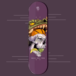 Hashed Skull #0920 Popsicle Deck