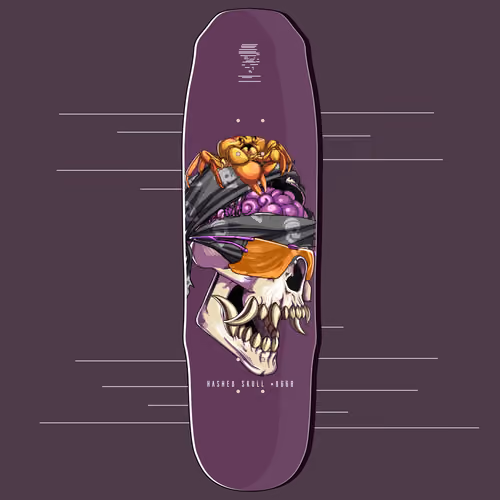 Hashed Skull #0668 Sledge Deck