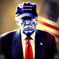 TRUMP SPRAYS CARDS #11