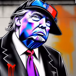 TRUMP SPRAYS CARDS #109