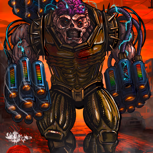 Art of Nick Taylor - Apocalypse The Destroyer 