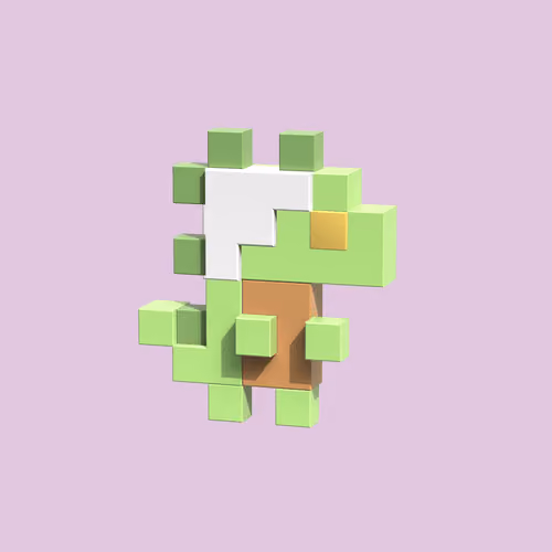 3D tiny dinos #2309