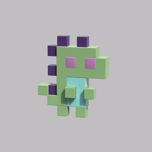 3D tiny dinos #6257