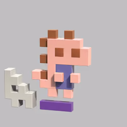 3D tiny dinos #3120