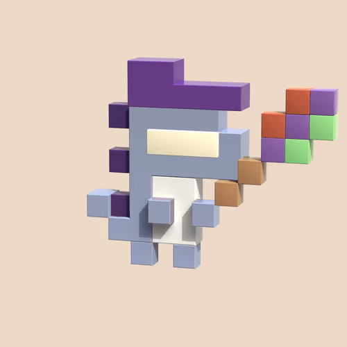3D tiny dinos #2624