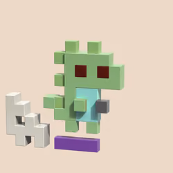 3D tiny dinos #2550