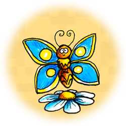 Butterfly Blue 1/00