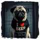 Pete the Pug "The Brew Bandit"