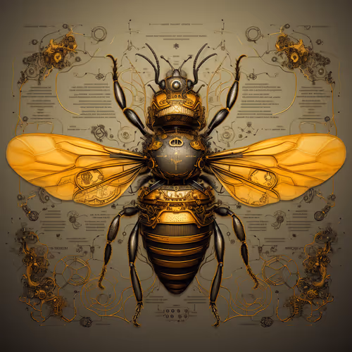 BioMech Honeybee: Nature's Pollinator Reimagined