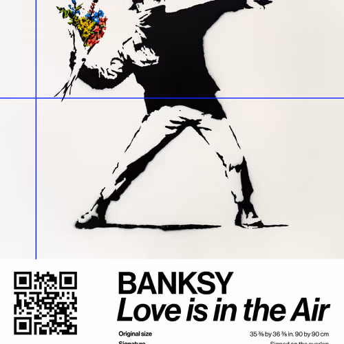 Banksy | Love Is In The Air #5311
