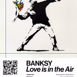 Banksy | Love Is In The Air #9408