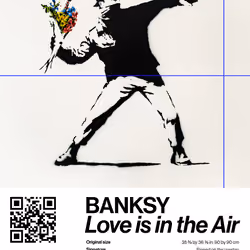 Banksy | Love Is In The Air #5590