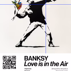 Banksy | Love Is In The Air #3165