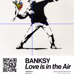 Banksy | Love Is In The Air #5744