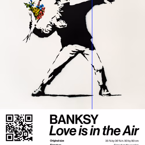 Banksy | Love Is In The Air #364