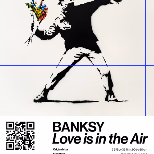 Banksy | Love Is In The Air #6795