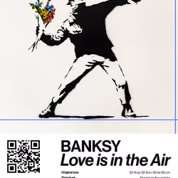 Banksy | Love Is In The Air #9299