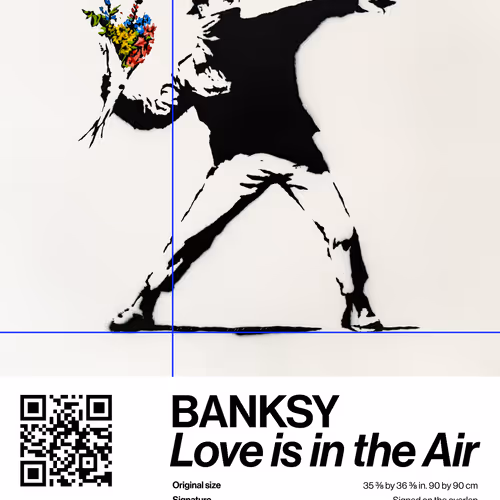 Banksy | Love Is In The Air #9135